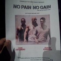 Je suis à la projection de No pain No gain