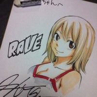 Waouh le shikishi Rave de Hiro Mashima http://www.tvhland.com/boutique/Gomme-MONO-PE-04A/materiel-2608.html