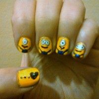 Nail art les Minions