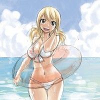 Lucy Heartfillia à la plage. Et vous où partez-vous en vacances?