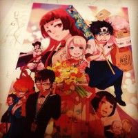 Jolie illustration de Kazue Katoh, la mangaka de Blue Exorcist