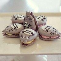 Des macarons Totoro pour les gourmands