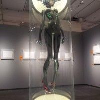 Cool l'exposition Evangelion  avec de grandes figurines