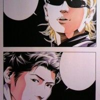 Show-yan (des Kishidan) et Koji Kikkawa (de Complex) dessinés par Atsushi Kamijo