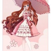 Illustration d'une lolita par izumikrukawa