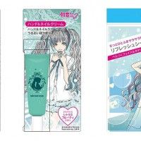 Produits cosmétiques Miku dessiné par Erika Kamijo