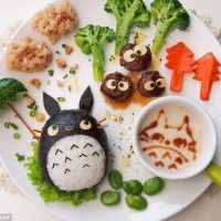 Une jolie assiette Totoro