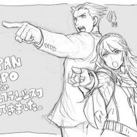 Collaboration rakugaki de Yusuke Kozaki et Tatsuro Iwamoto, les invités de Japan Expo USA