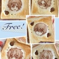 Des toasts à l'effigie des personnages du dessin animé Free