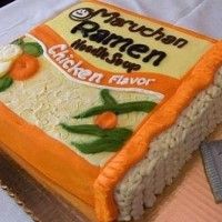 Ceci est bien un gâteau, pour les fans de ramens