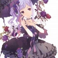 Illustration d'une Gothic Lolita par H2SO4