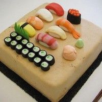 Un gâteau pour les gourmands de sushis