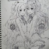 Sketch 2 filles par randoseru_619
