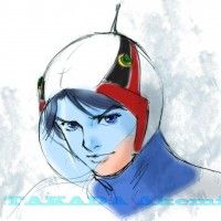 Fanart Gatchaman par Akemi Takeda, la chara designer de Creamy, Patlabor