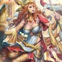 Illustration Athena pour le jeu Magnus Ignis par neoartcore