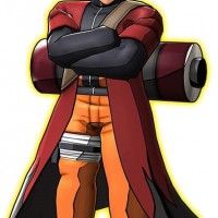 San Goku habillé en Naruto Hokage dans le jeu Dragon Ball Z: Battle of Z