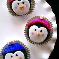 Des cupcakes pingouins tout mignons