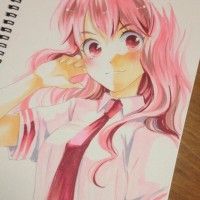 Autre dessin de Ruri Miyahara avec une prédominance de rouge