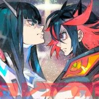 Dessin duel entre Ryūko Matoi et Satsuki Kiryūin dans Kill la Kill