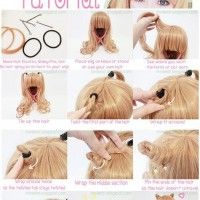 Tuto pour faire des cornes avec vos cheveux