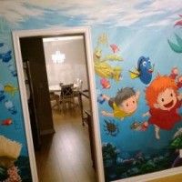 Ponyo nage avec Nemo et Ariel