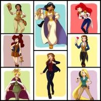 C'est scientifique! Une fille pique toujours les vêtements de son mec. Avouez! Disney Princesses