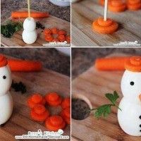 Tuto Bonhomme de neige avec des oeufs