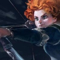 Fanart Merida par Ben Lo