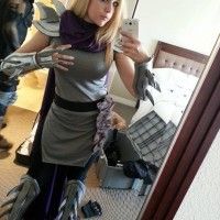 Cosplay du méchant de #TortueNinja.  #Shredder n'a jamais été aussi séduisante!