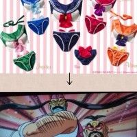 Scoop! On sait ce que porte les #SailorMoon sous leurs costumes. #lingerie