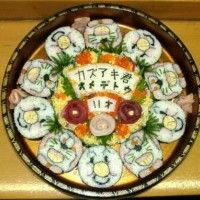 Bon repas de Nöel de makis Doraemon