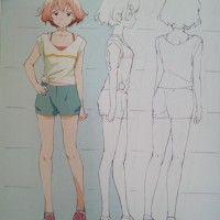 #dessin #Anatomie Proportions d'une jeune fille (14 ans-12ans ). Remarquez que la tête est l'unité de mesure pour un humain constitué nor... [lire la suite]