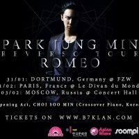 Poster officiel de la tournée de Park Jung Min Reverso Tour 2014