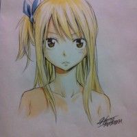 Portrait de Lucy Heartfilia par Hiro Mashima