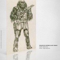 Concept art Chewbacca à l'Expo Star Wars Identites