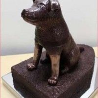 #Hachiko, le fidèle chien de Shibuya  en chocolat pour la saint valentin à Tokyo