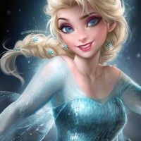 Elsa La Reine Des Neiges par Sakamichan