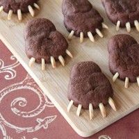 Cookies craignos en forme de pattes d'ours