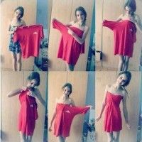 transformer un tshirt en robe