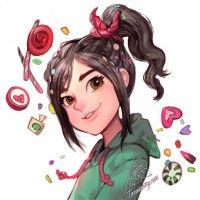 Fanart Vanellope von Schweetz de Les Mondes de Ralph par Yilee