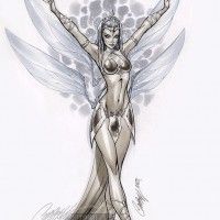 Dessin féérique de J Scott Campbell