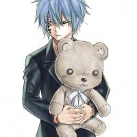 Jallal avec un gros ourson en peluche pour le White Day