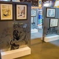 Sublime exposition de Kaoru Mori chez Ki-oon. Nous avons croisé l'auteur hier. Les séances de dédicaces seront bondés!