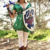 Cosplay d'une jolie Link!