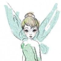 Jolie dessin de la fée Clochette par Dorota Kotarba-Mendez