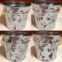 Dessins sur des pots