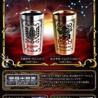 Des verres Saint Seiya chez Bandai