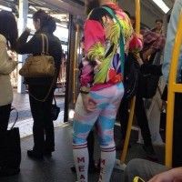 otaku en transport en commun