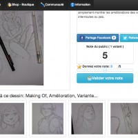 Nouvelle fonction de la communauté! Vous allez pouvoir poster des images complémentaires à votre dessin. Vous allez pouvoir faire des tut... [lire la suite]