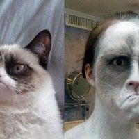 Maquillade flippant du chat #GrumpyCat